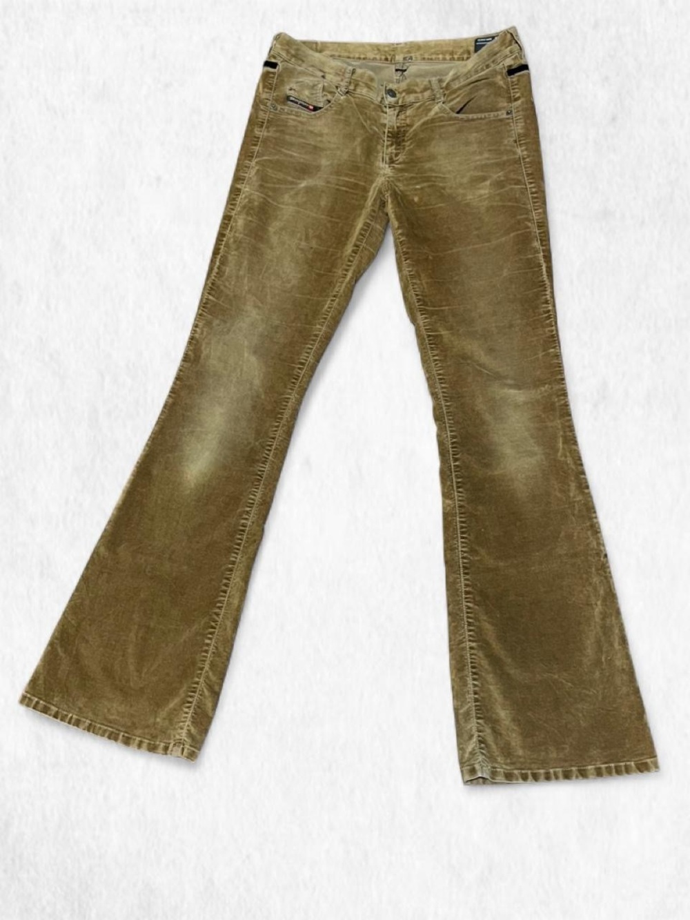 Diesel crazy rare D-EBBEY velvet brown w/ black ribbon